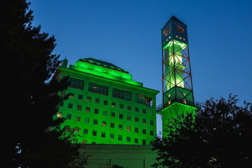 Civic Centre Clock Tower, Mississauga, ON - Courtesy of City of Mississauga